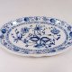 Porcelanowa patera Kahla, wzór cebulowy lata 70.