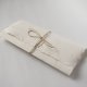 Naturalna kartka ślubna minimalistyczna papier czerpany