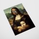 Plakat Krzyk Mony Mona Lisa - format 30x40 cm