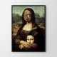Plakat Krzyk Mony Mona Lisa - format 40x50 cm