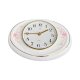 Zegar ścienny porcelanowy Wallendorfer Porzellan, Niemcy lata 80.  kwarcowy