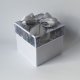 25 rocznica ślubu, srebrne gody, exploding box, kartka 3d