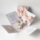 Pamiątka Chrztu Świętego dziecka exploding box kartka 3d