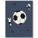 PLAKAT dla dzieci Piłka nożna "Navy Blue Soccer"