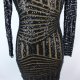 Boohoo koktajlowa sukienka mini  cekiny / XXS-XS