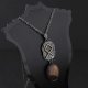 Runa Othala z mokaitem - srebrny amulet ochronny