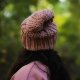 Wełniana czapka z wełny peruwiańskiej WOOLY retro róż