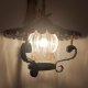 Lampa wisząca vintage "Nowe Życie" – renowacja z duszą, stal + drewno, handmade