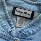 INDIGO MOON DŻINSOWA KURTKA ART&VINTAGE Z DEKORACYJNYM HAFTEM JASNO NIEBIESKI DENIM – ROZMIAR 48-52
