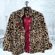 Yippie Hippie Futro sztuczne Boho Hippie Pantera – rozmiar S/M
