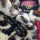 Yippie Hippie Futro sztuczne Boho Hippie Pantera – rozmiar S/M