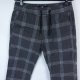 Hollister crop skinny spodnie krata / S