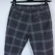 Hollister crop skinny spodnie krata / S