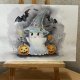 Duch Halloween Original Akwarela A4