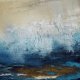 Blue lagoon 11 obraz abstrakcyjny nowoczesna abstrakcja do salonu