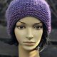 fiolety / czapka z jedwabiem