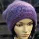 fiolety / czapka z jedwabiem
