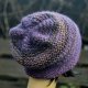 fiolety / czapka z jedwabiem