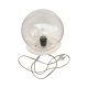 Lampa Space Age z kulistym kloszem bubble glass, Niemcy lata 70.