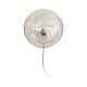 Lampa Space Age z kulistym kloszem bubble glass, Niemcy lata 70.