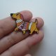 PIN PRZYPINKA BROSZKA PIES JAMNIK