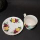 Queen Anne angielska porcelana filiżanka i spodek róże