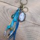 Brelok do kluczy w stylu boho z kaboszonem - Meadow Breeze