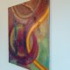 Abstrakcja obraz ręcznie malowany 70x90 cm