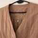 Beżowa pikowana kamizelka vintage w stylu beigevintagevest