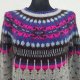 M&S -  WZORZYSTY SWETER