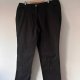 Czarne eleganckie spodnie o prostym, lekko luźnym kroju 6XL / 54 / 56