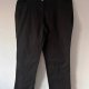 Czarne eleganckie spodnie o prostym, lekko luźnym kroju 6XL / 54 / 56