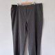 Szare klasyczne spodnie z prostą szeroka nogawką – minimalistyczny basic 6XL / 5XL