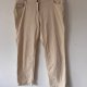 Beżowe spodnie sztruksowe z bawełny – klasyczny, naturalny look rozmiar  5Xl / 50