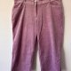 Miękkie sztruksowe spodnie vintage pascielowy róż rozmiar 4 xl /48