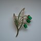 BROSZKA KWIATY NA GAŁĄZCE