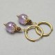 Alloys Collection - Ametysty - kolczyki