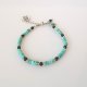 Bransoletka Turkusowo Czarna