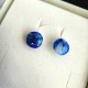 Niebieskie kolczyki sztyfty