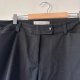 Czarne wide-leg spodnie oversize z wysokim pasem Basic Rozmiar XXXL / 46 / 18