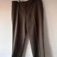 Oliwkowe męskie eleganckie spodnie vintage / Olive tailored vintage trousers