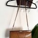 vintage lata 80-te clutch skóra