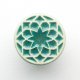 Gałka do mebli miętowa nakrapiana, wz.1