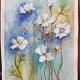 Kwiatki- obraz  akwarela