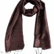 EXCLUSIVE 100% silk raw scarf