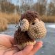 Brązowa owieczka - breloczek