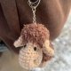 Brązowa owieczka - breloczek