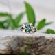 Pierścionek Leśny z Bluszczem i Szmaragdem