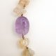 Naszyjnik z Ametystem i Cytrynem