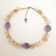 Naszyjnik z Ametystem i Cytrynem